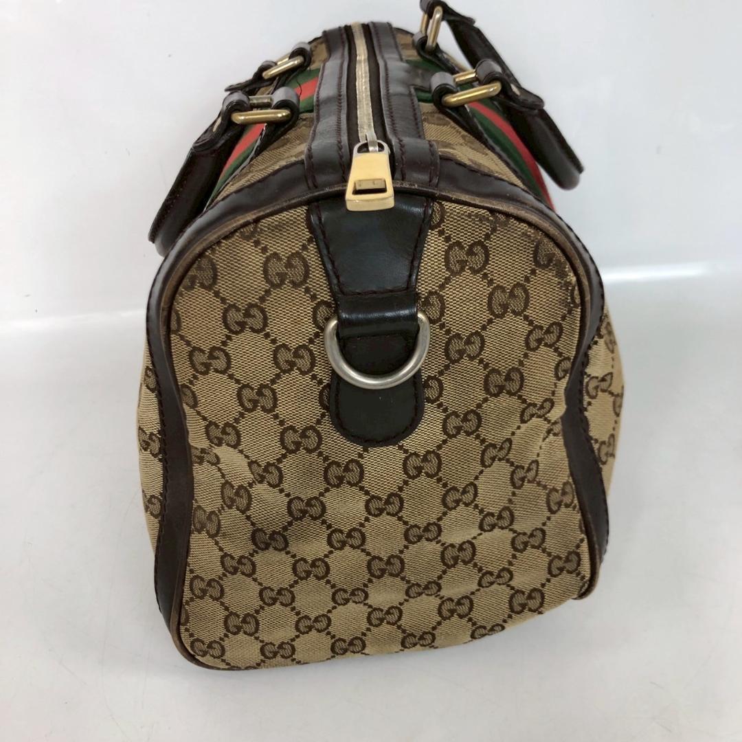 GUCCI グッチ GGキャンバス シェリーライン ハンドバッグ ヴィンテージ — image 3