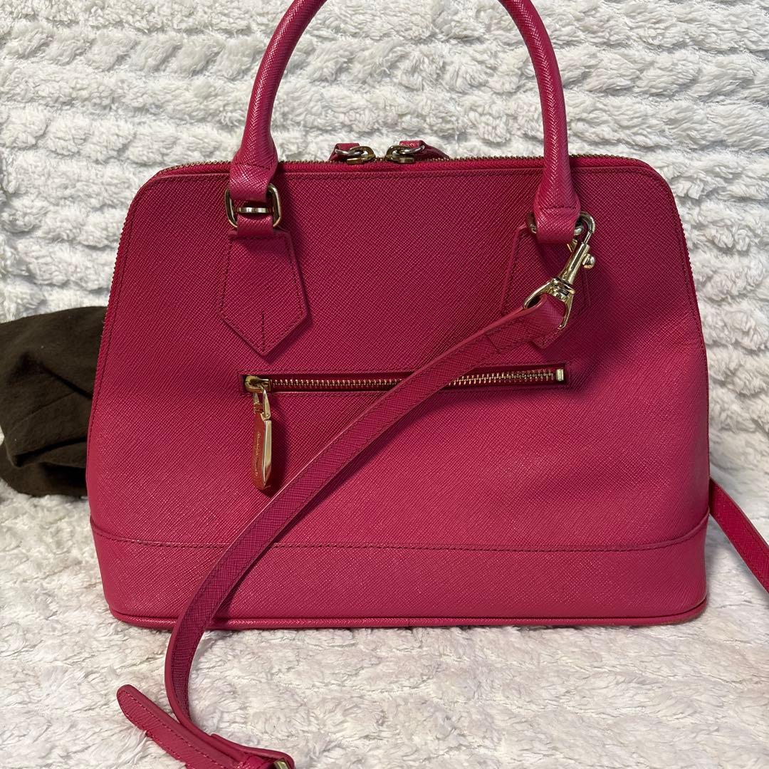 Samantha Thavasaピンク ハンドバッグ 取り外し可能ストラップ付き — image 2