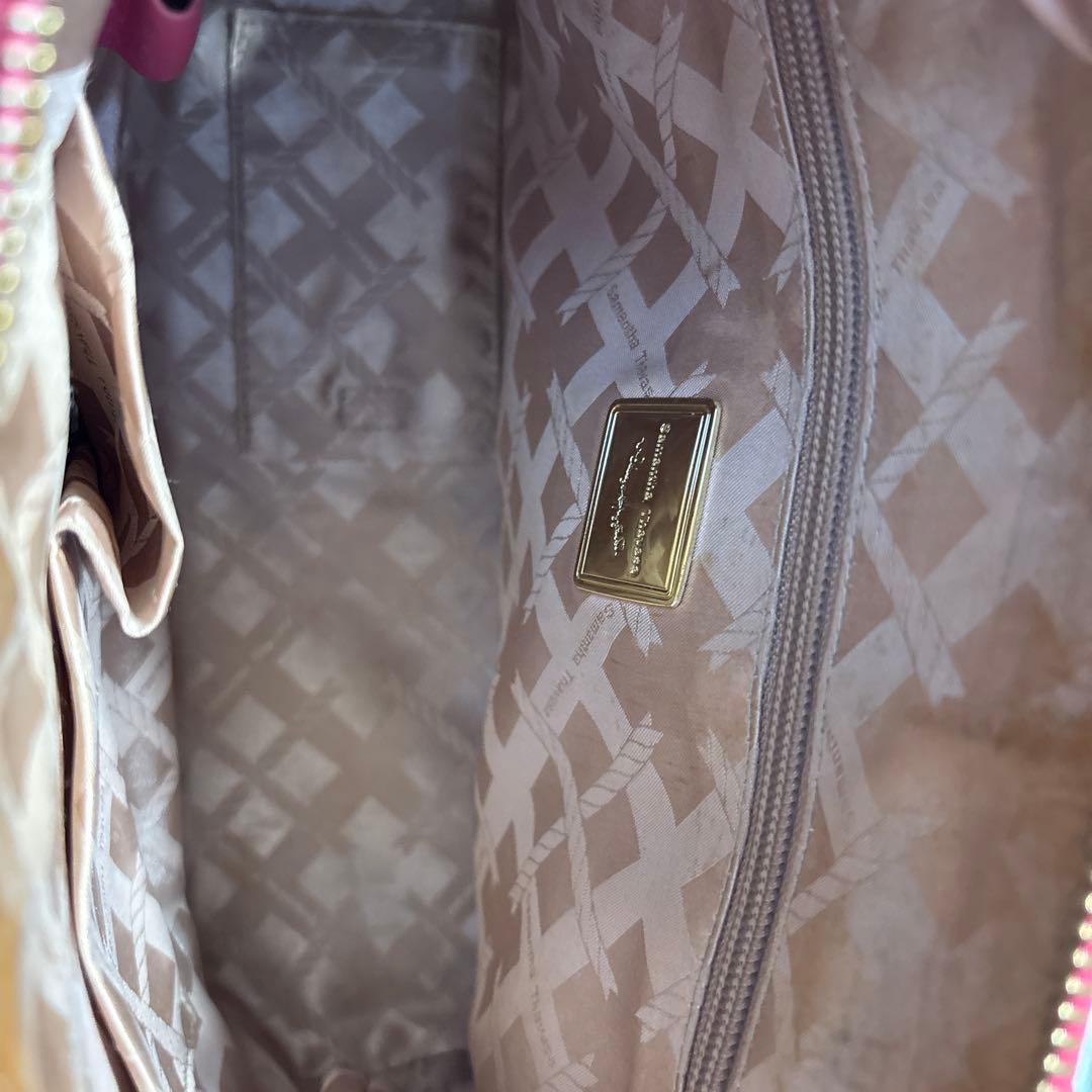 Samantha Thavasaピンク ハンドバッグ 取り外し可能ストラップ付き — image 4