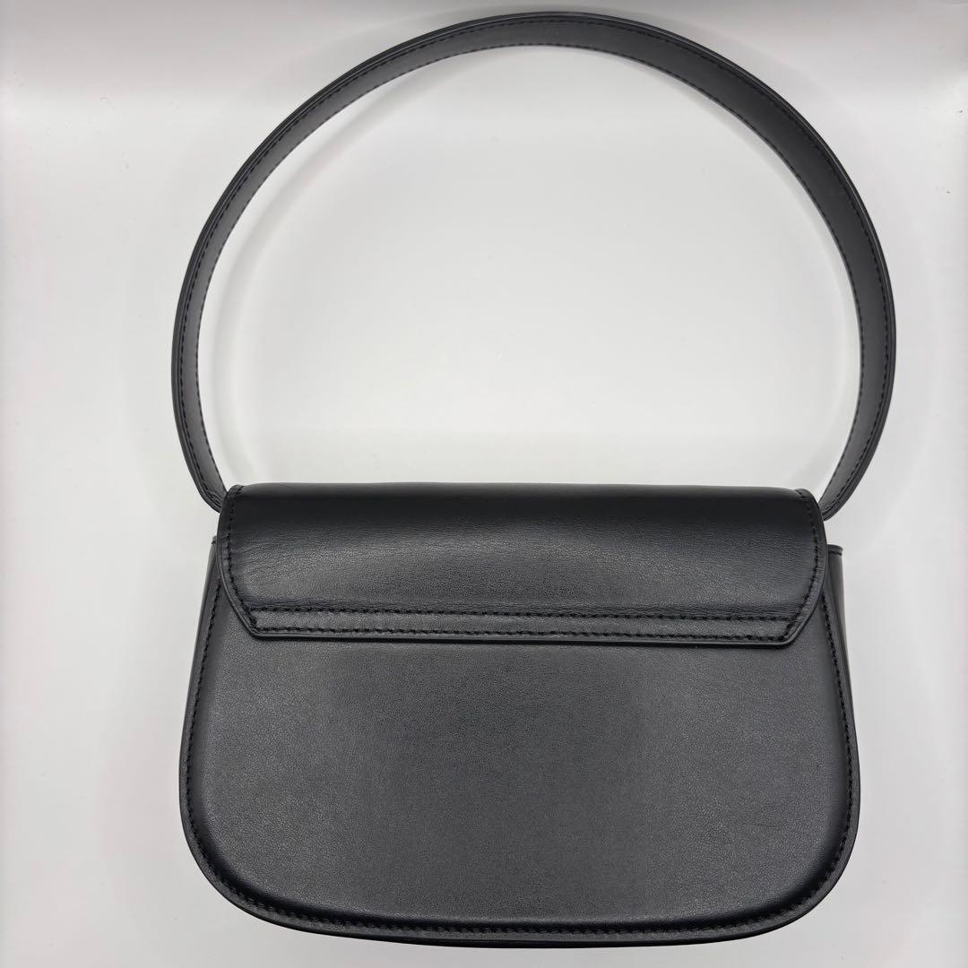 DIESEL ハンドバッグ　1dr ブラック　レザークロスボディバッグ　ロゴ — image 3