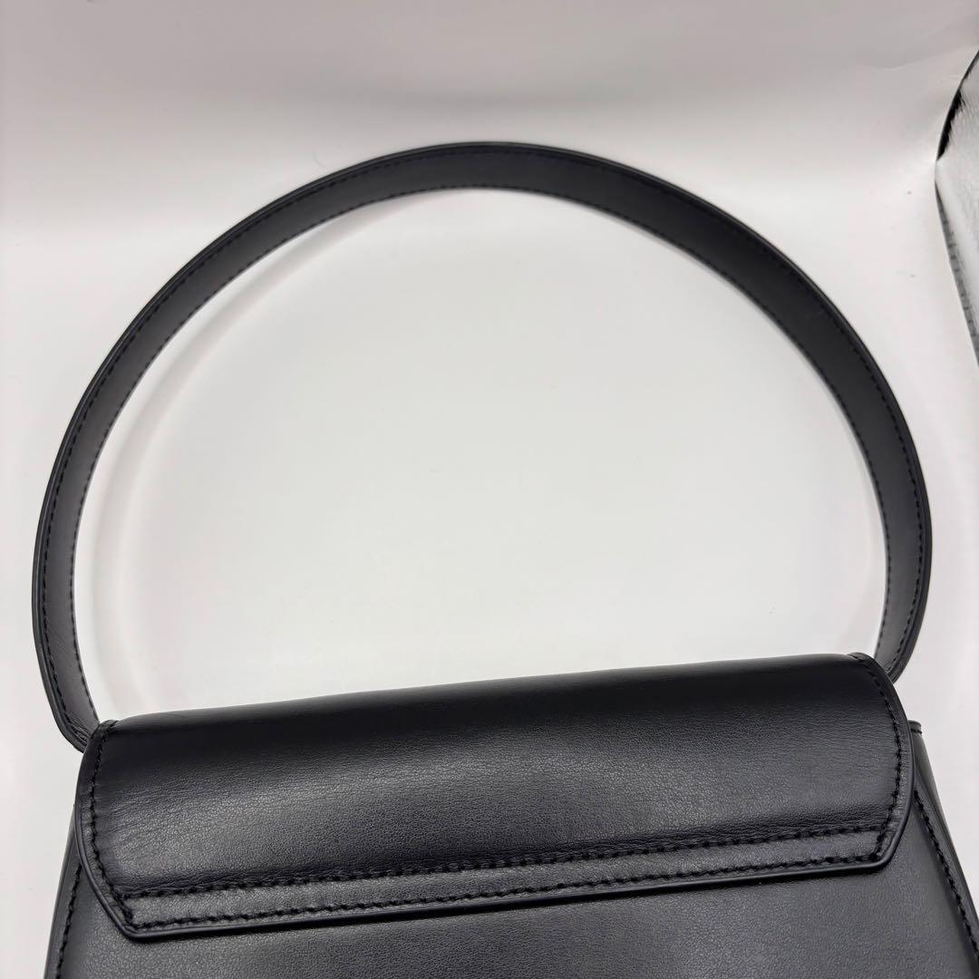 DIESEL ハンドバッグ　1dr ブラック　レザークロスボディバッグ　ロゴ — image 5