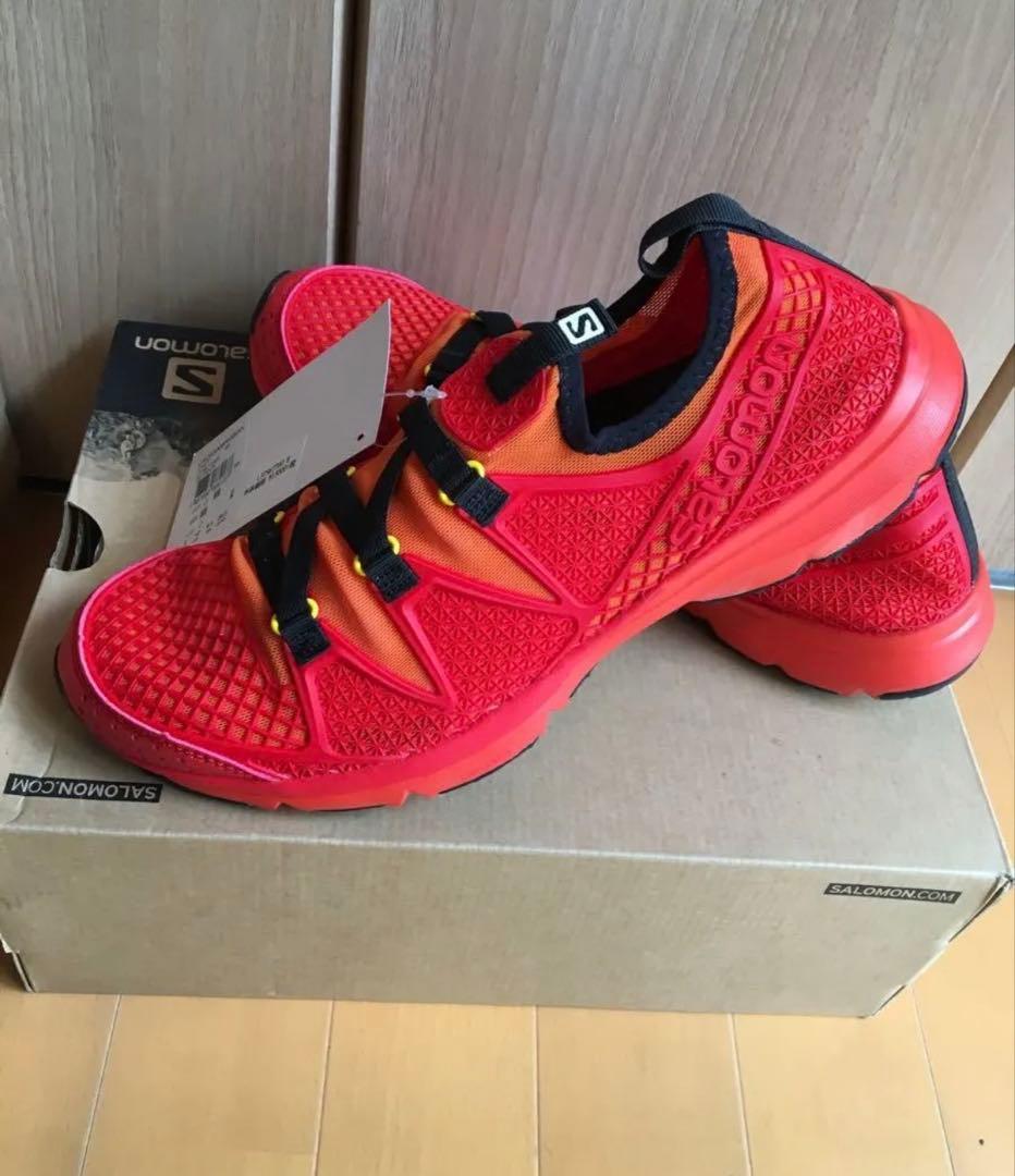 Salomon スニーカー レッド オレンジ — image 2