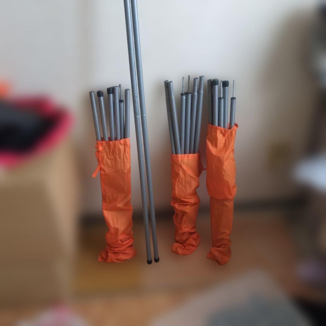 テント　タープ　　ポール　165cm 8本 — image 2