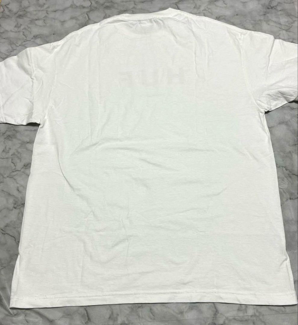 【大人気XL】HUF ハフ ビッグロゴ Tシャツ ホワイト ストリート 古着 — image 5