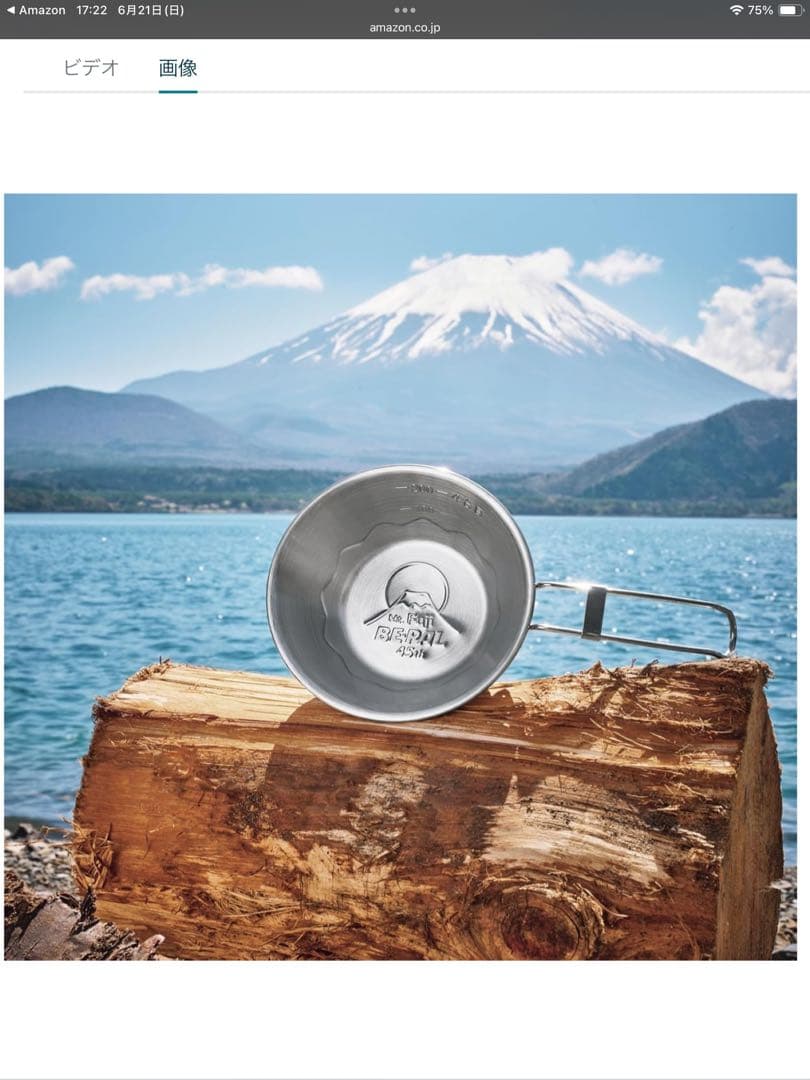 BE-PAL 45周年記念 富士山シェラカップ — image 2