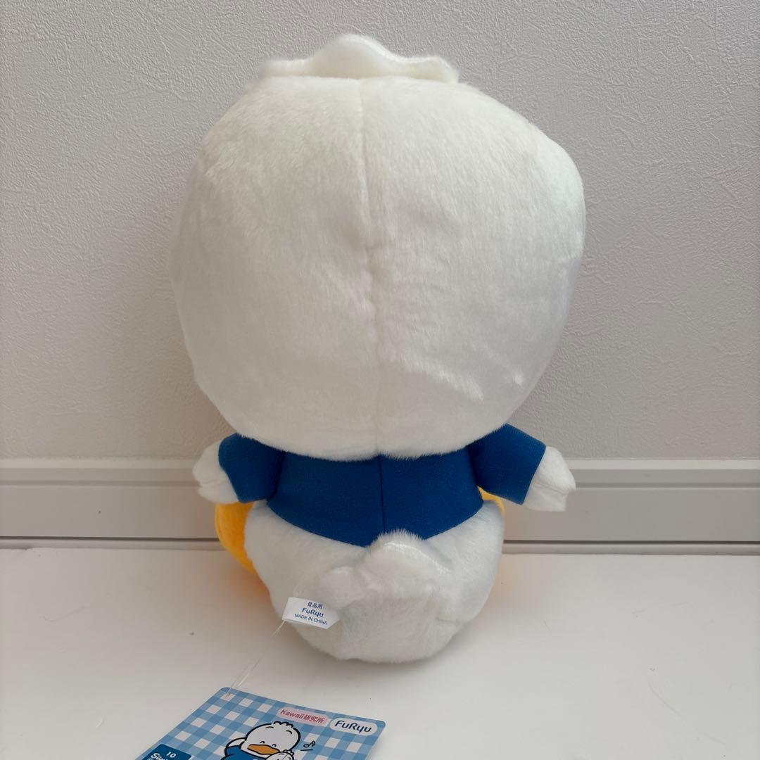 あひるのペックル　ハッピーバースデーBIGぬいぐるみ　青 — image 3