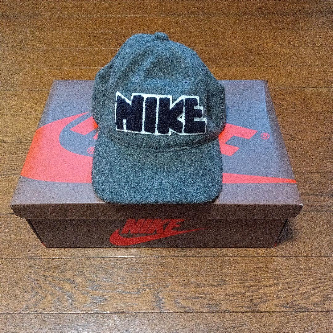NIKE ゴツナイキウール素材 キャップ グレー — image 3