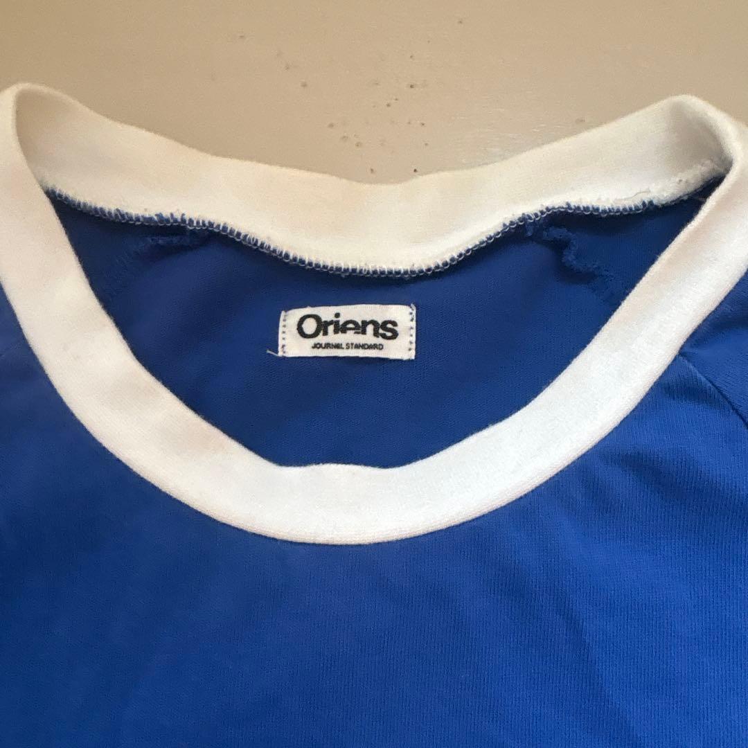 Oriens JOURNAL STANDARD リンガーTシャツ ブルー — image 3
