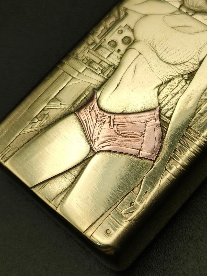 （新品）ZORRO オイルライター 美少女 少女 ホットパンツ セクシー ピンク — image 5