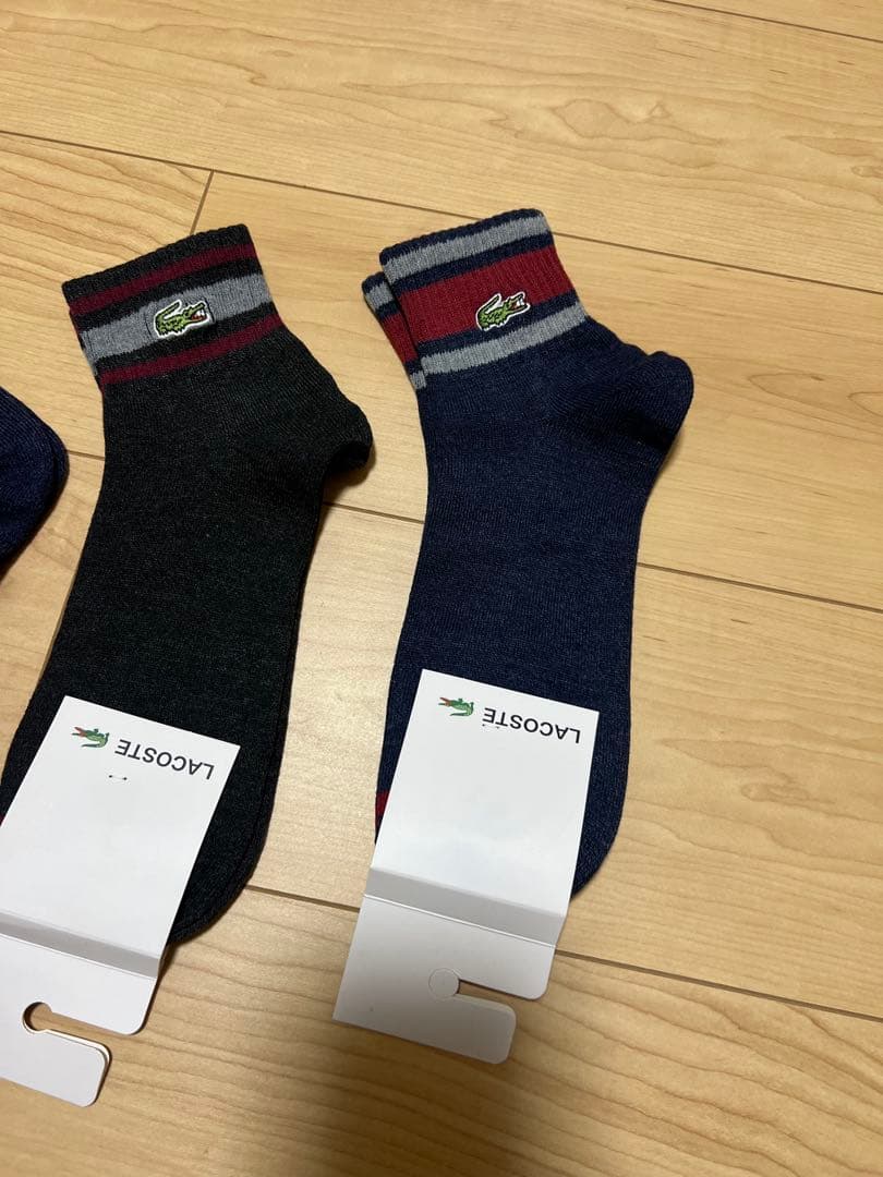 LACOSTE ラコステ メンズソックス 4足セット 25~27cm — image 5