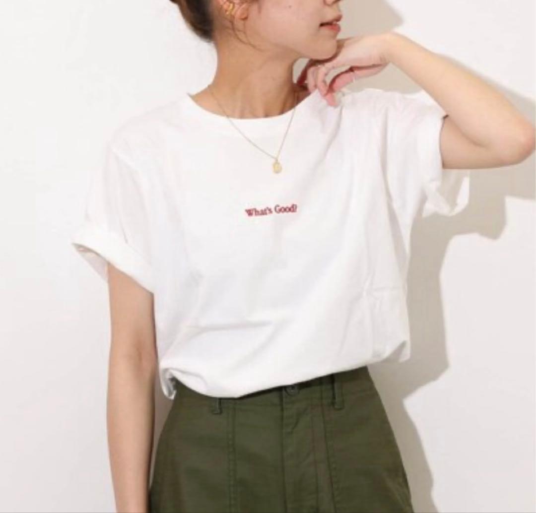 エンブロイダリーロゴTシャツ JOURNAL STANDARD relume 赤 — image 2