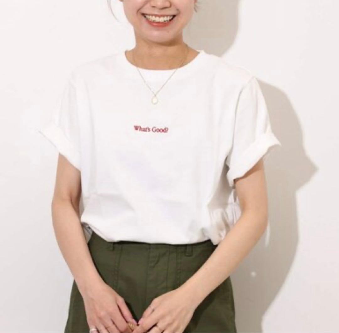 エンブロイダリーロゴTシャツ JOURNAL STANDARD relume 赤 — image 3