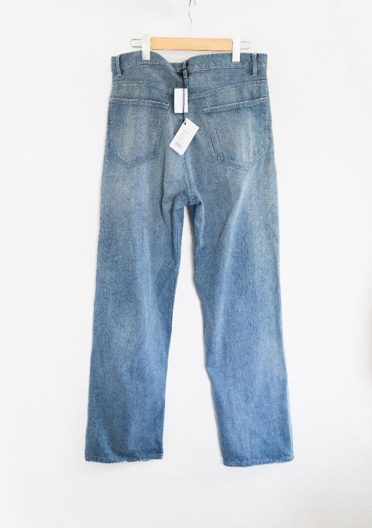 AURALEE  SELVEDGE LIGHT DENIM WIDE PANTS — image 5
