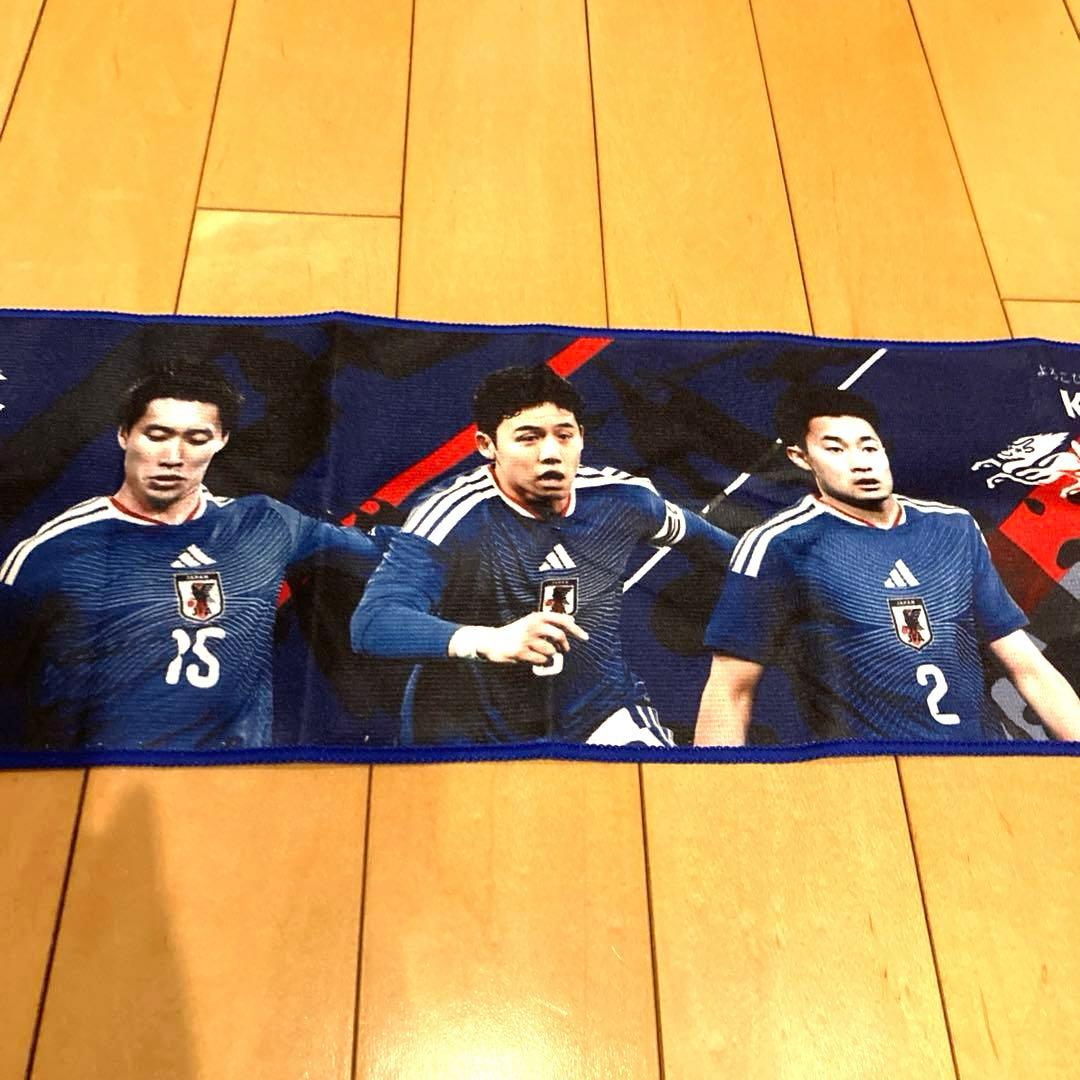 サッカー日本代表 KIRIN 繋げ プリントタオル　samurai blue — image 3