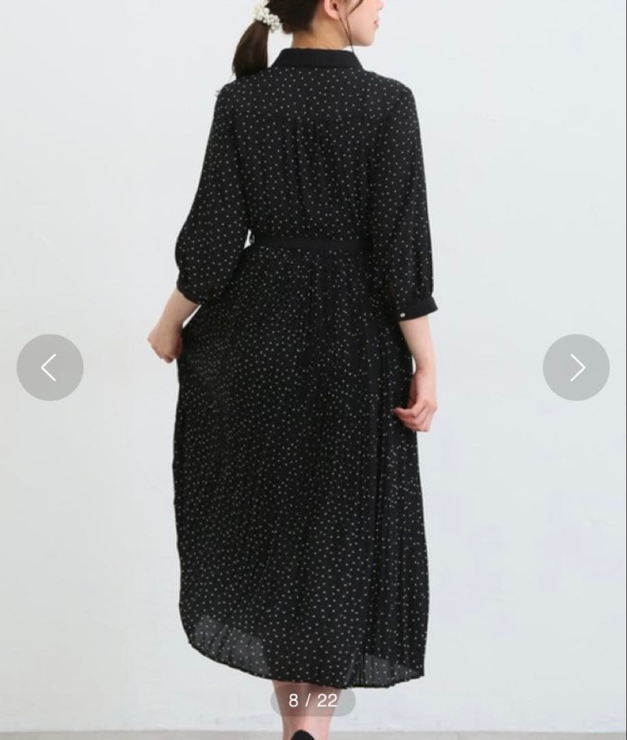 【新品】Honeys ハニーズ　ワンピース　Lサイズ　黒　オフィスカジュアル — image 2
