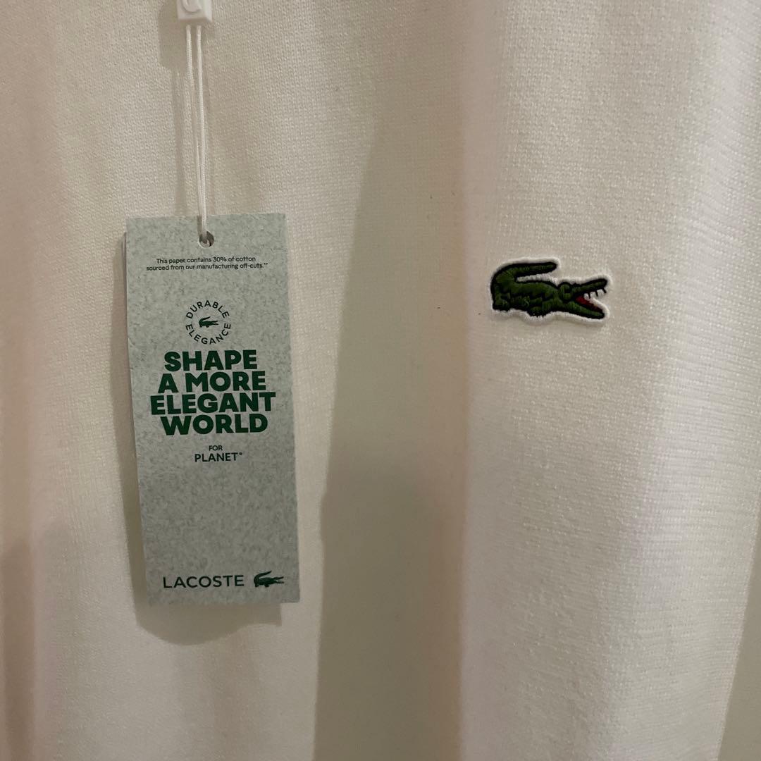 LACOSTE / ラコステ　ボーダーリブ プルオーバーニット — image 2
