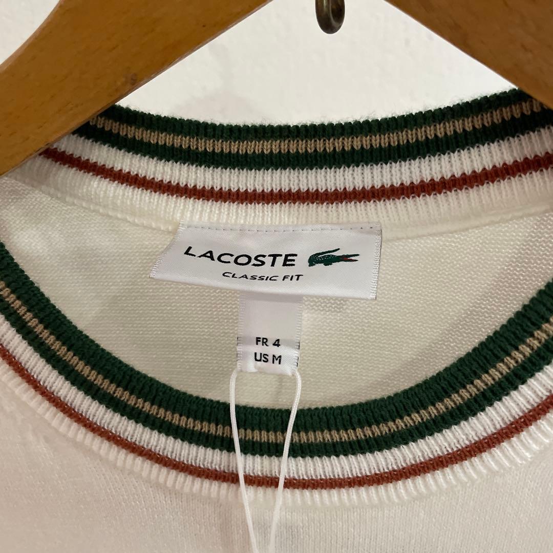 LACOSTE / ラコステ　ボーダーリブ プルオーバーニット — image 3