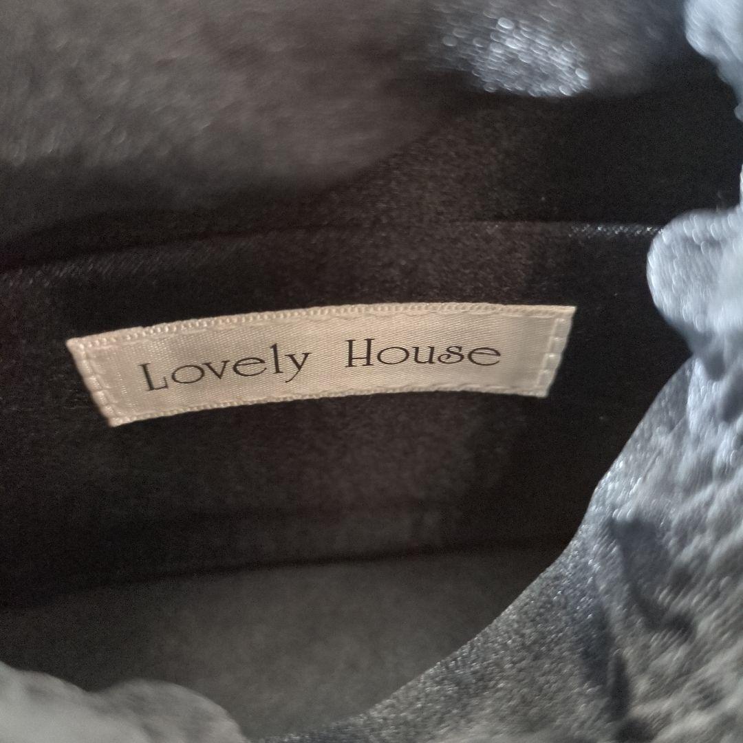 Lovely House ブラック ハンドバッグ ビーズ装飾 — image 3