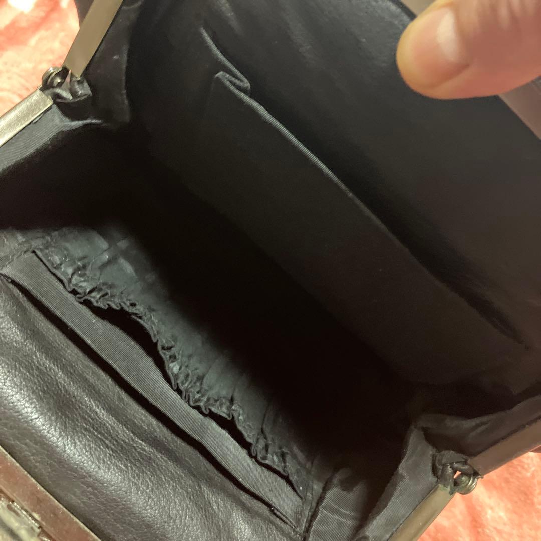 中古品♤黒い布製ハンドバッグ — image 3