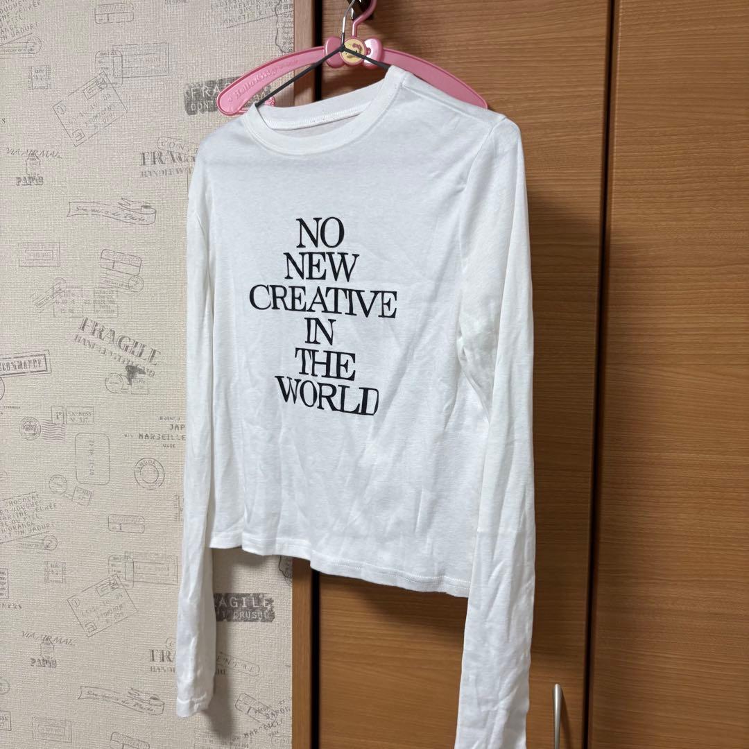 SHEIN 長袖カットソー 韓国風 レイヤード シズニルック — image 2