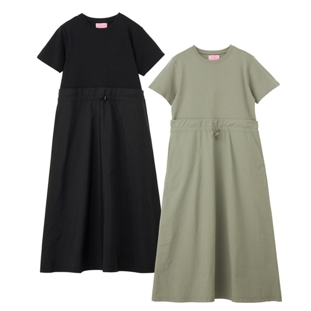 美品 Furbish ファービッシュ ドッキングワンピース Tシャツワンピ — image 4