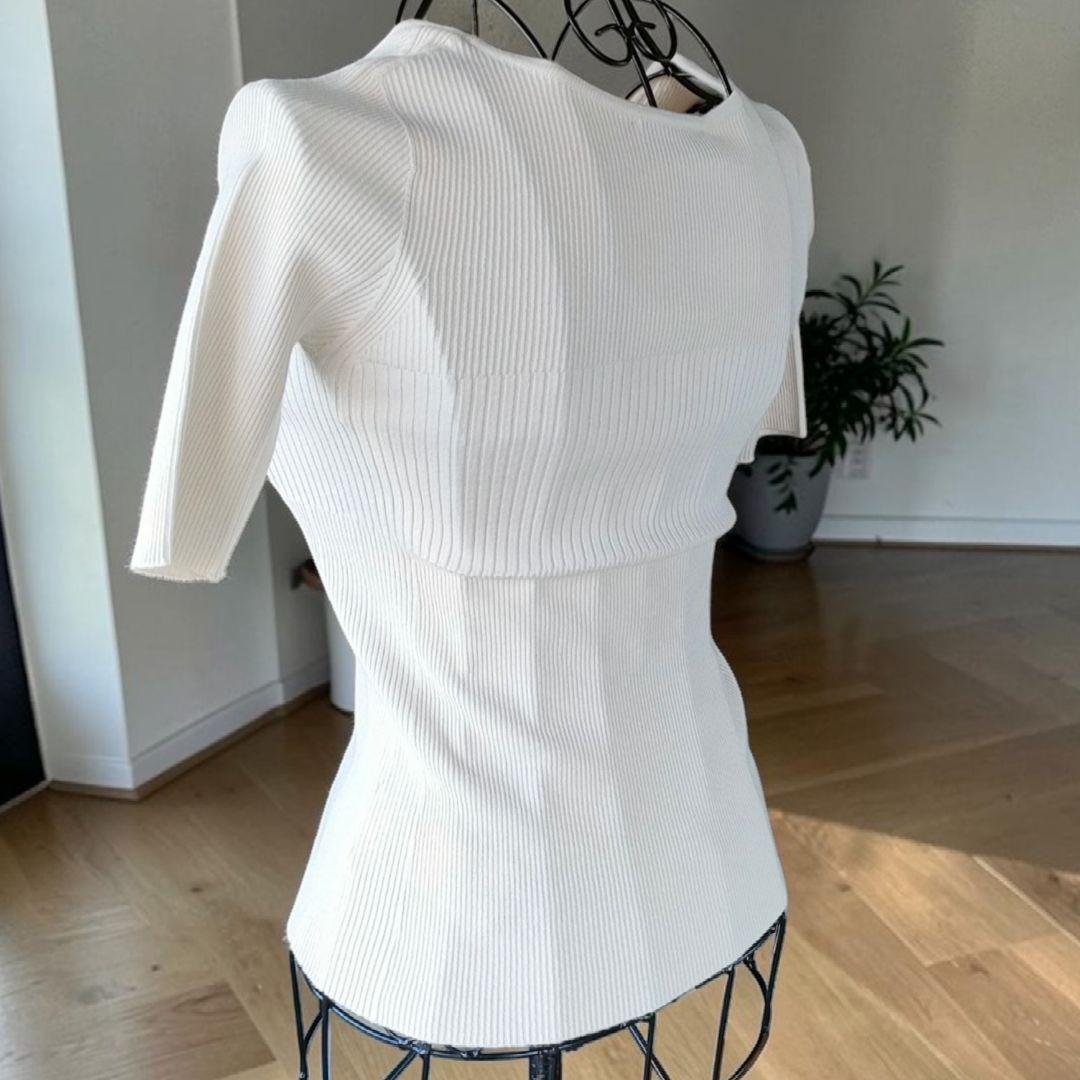 【新品未使用】AERON ribbed bra detailed top — image 4