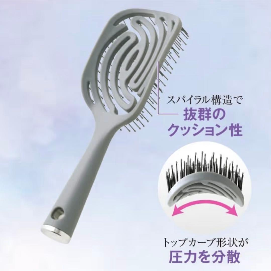 メイダイ 4in1 ヘアブラシ 速乾 軽量 — image 4
