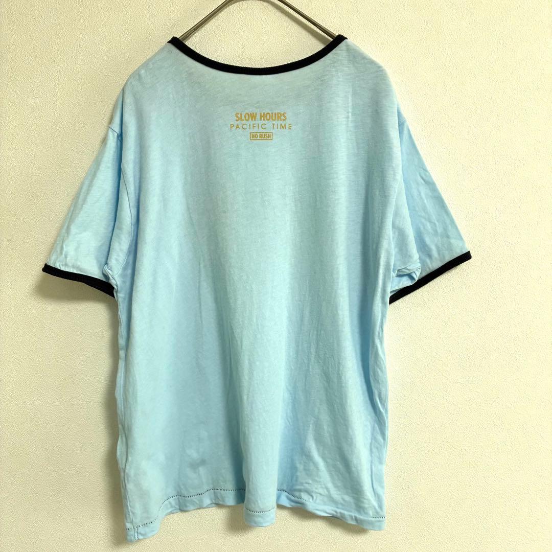 【niko and...】リンガーTシャツ ライトブルー Mサイズ カジュアル — image 2