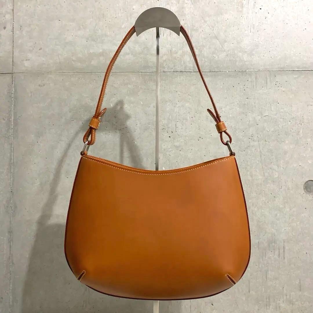 SOMES ソメス レザー ワンショルダーバッグ ブラウン — image 5