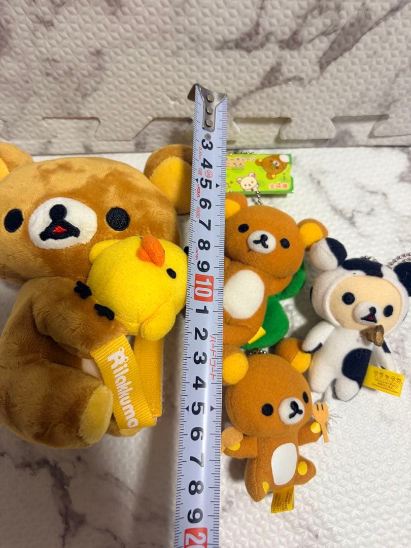 リラックマ ぬいぐるみ マスコット 4点セット — image 2