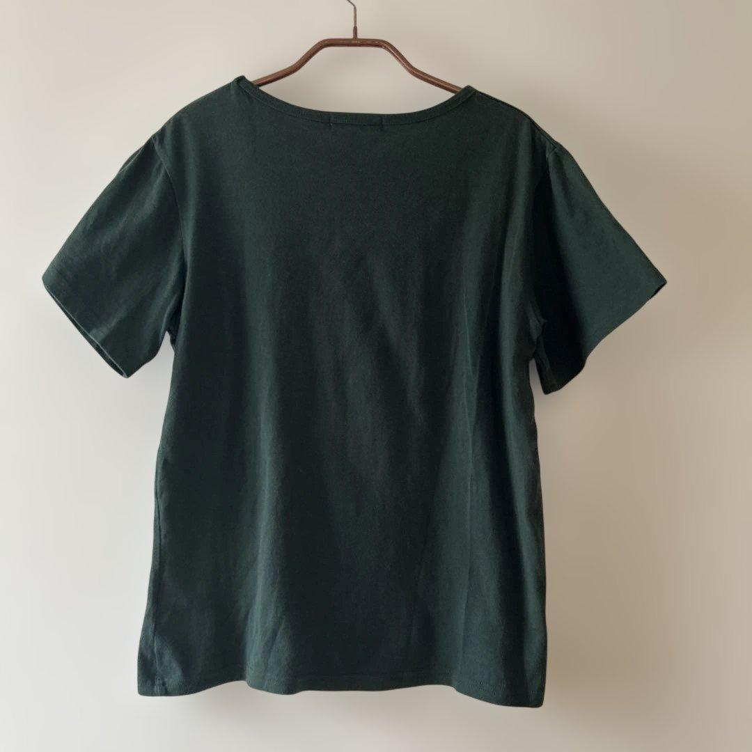 男女兼用Tシャツ　「おとなのふりかけ」 ダークグリーン　Ｍサイズ — image 2