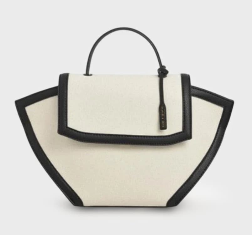 新品 CHARLES&KEITH Trapeze Top Handle Bag — image 3