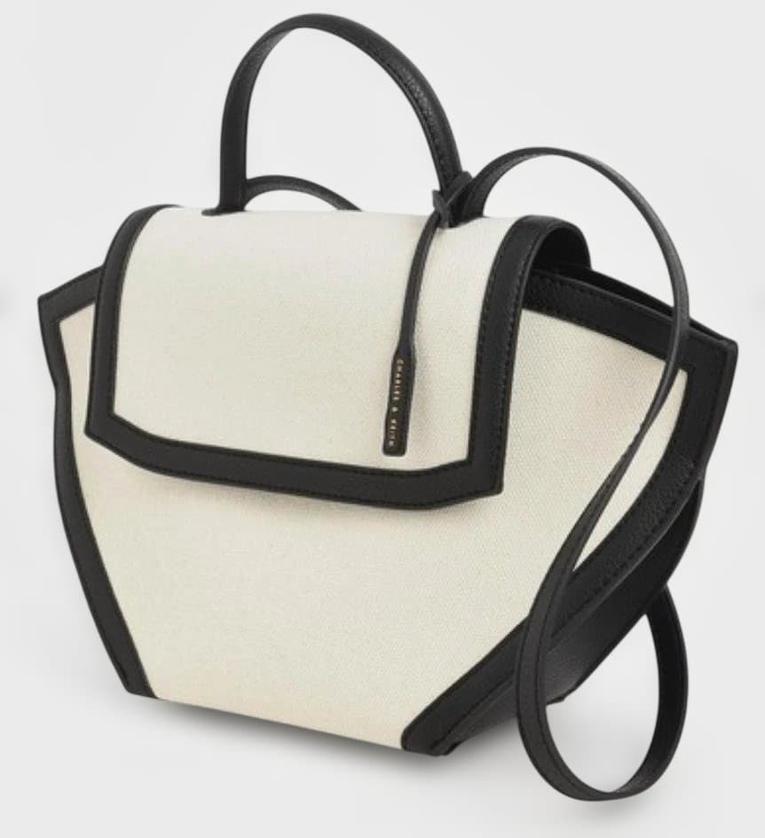 新品 CHARLES&KEITH Trapeze Top Handle Bag — image 4