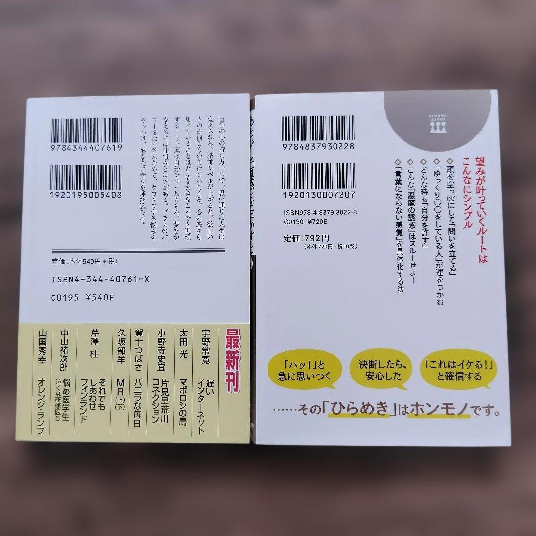 あなたは絶対！運がいい　あと少し「直感」を生かすと人生が変わる！　2冊セット — image 2