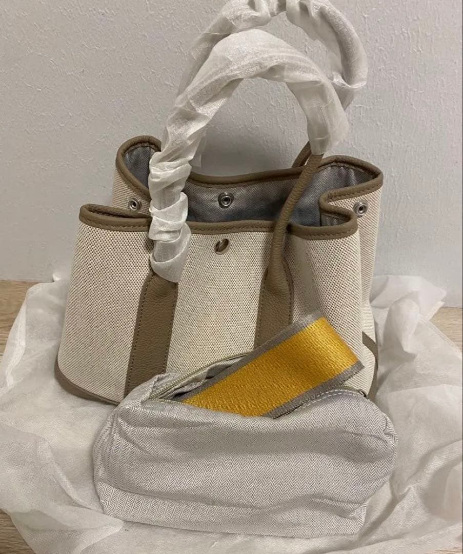 本革 キャンバス バッグ 新品・未使用 — image 2