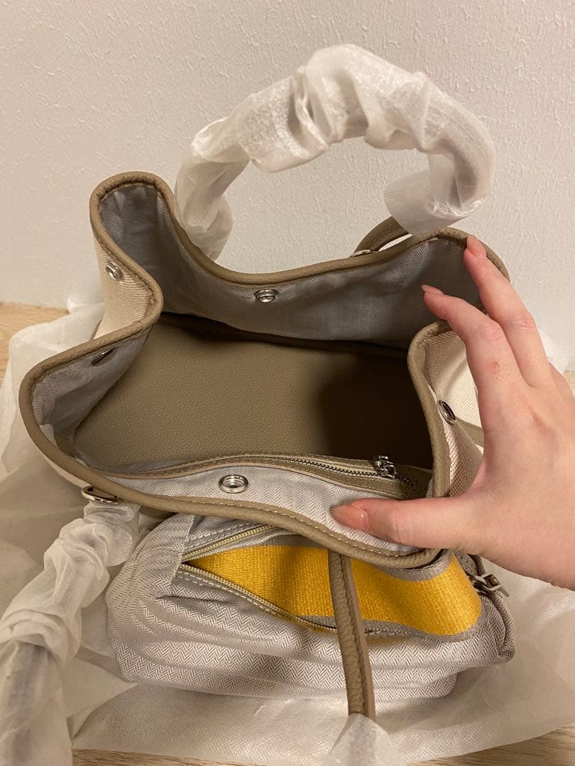 本革 キャンバス バッグ 新品・未使用 — image 3