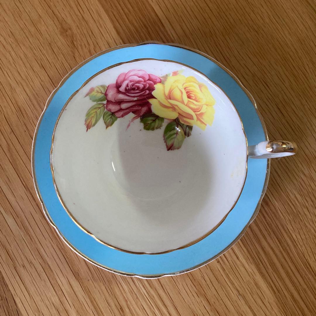 Aynsley エインズレイ　カップ&ソーサー　アンティーク　ヴィンテージ — image 2