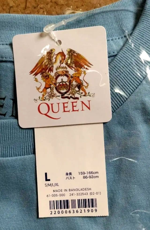 QUEEN Tシャツ ライトブルー Lサイズ — image 3