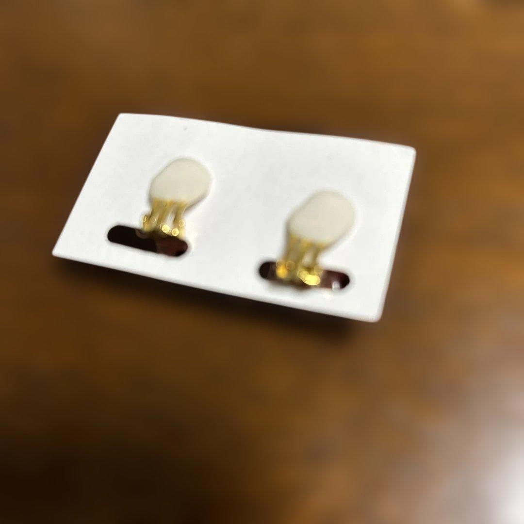 かめさん　イヤリング　ガラスアクセサリー — image 2