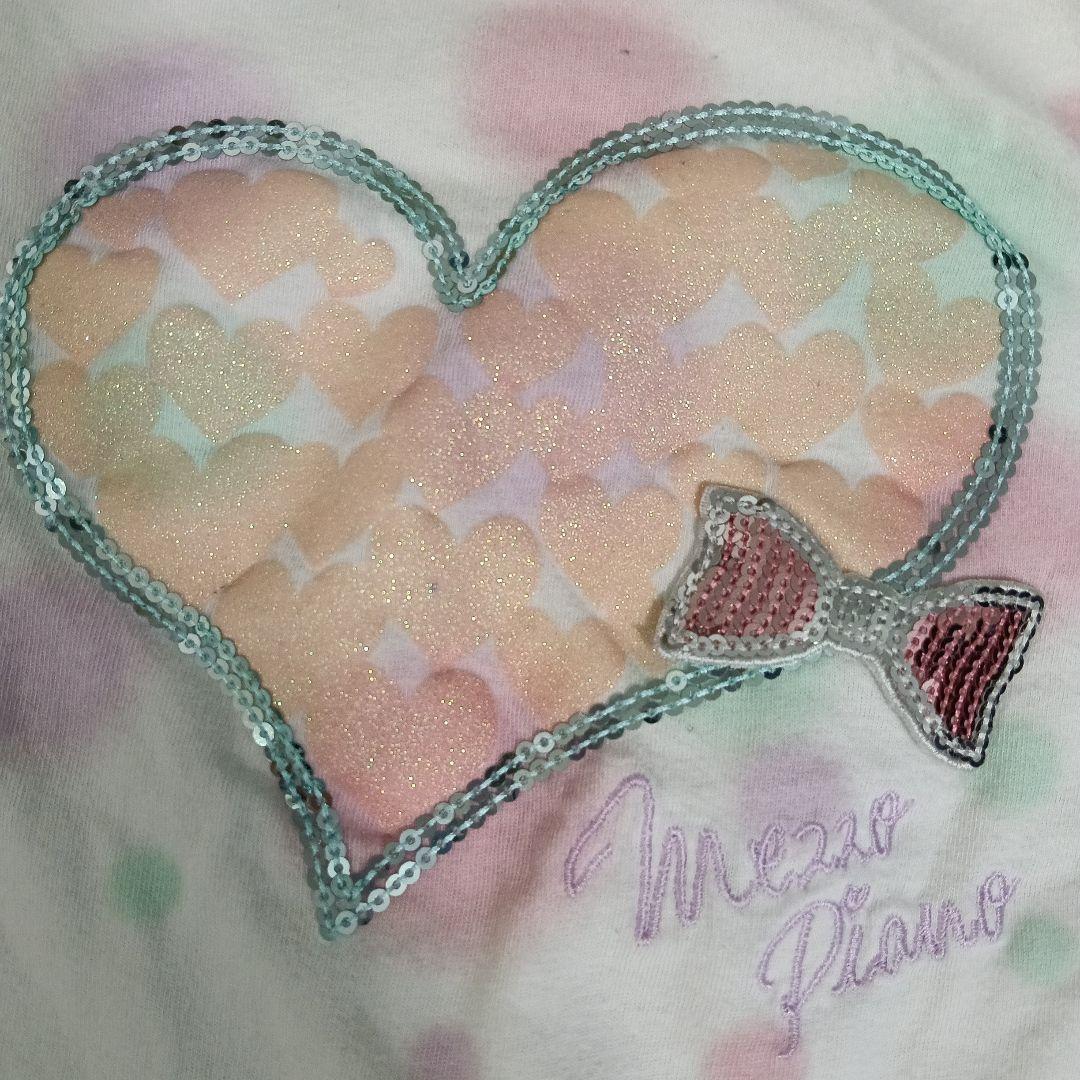 メゾピアノ130 Tシャツ ハート — image 2