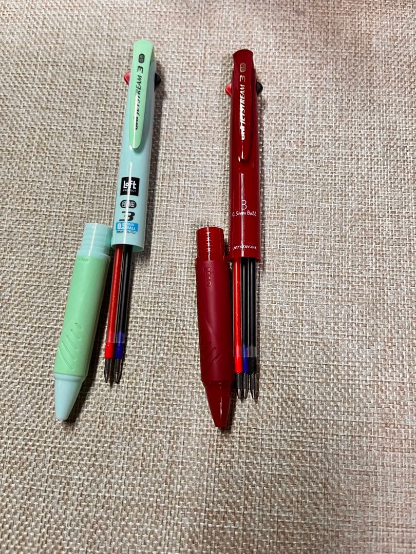 uni JETSTREAM 3色ボールペン 0.5mm 2本セット — image 2