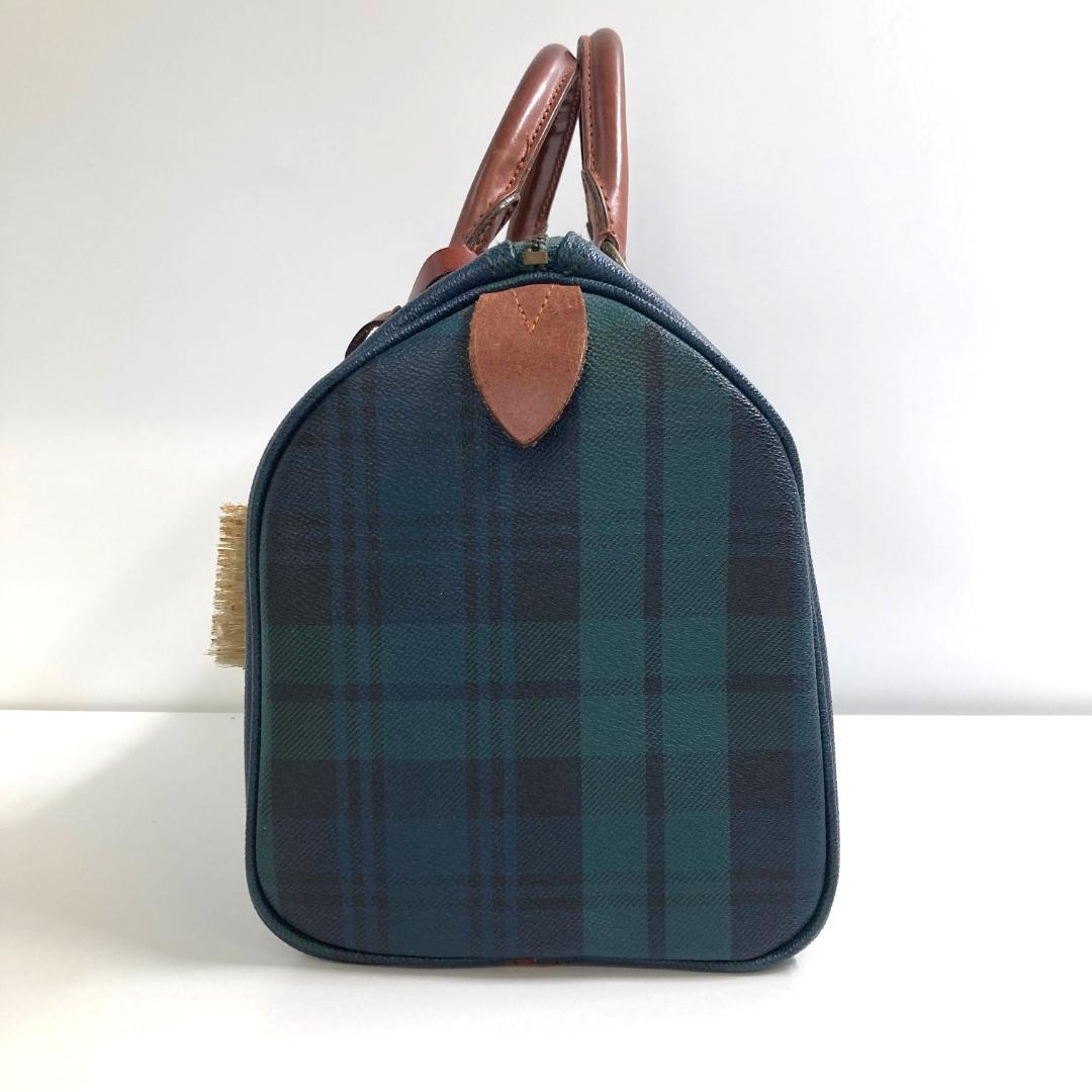 Polo Ralph Lauren 　ミニボストンバッグ　グリーンチェック柄 — image 4