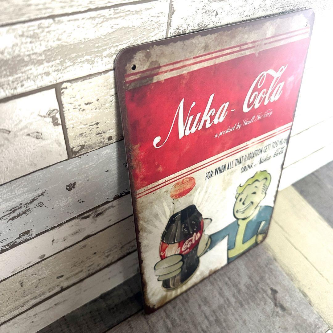 ブリキ看板☆ヌカコーラ NUKACOLA フォールアウト FALLOUT 481 — image 2