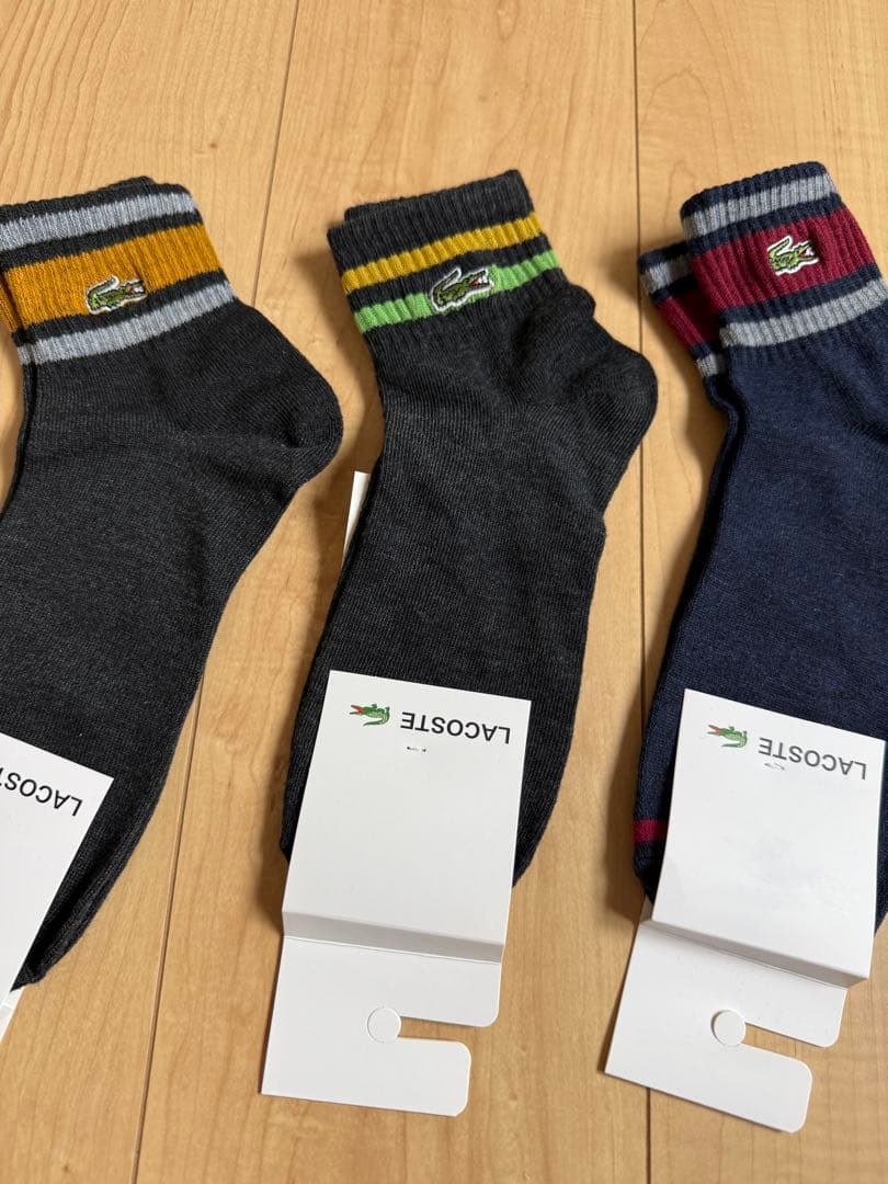 LACOSTE ラコステ メンズソックス 4足セット 25~27cm一着限リ — image 5