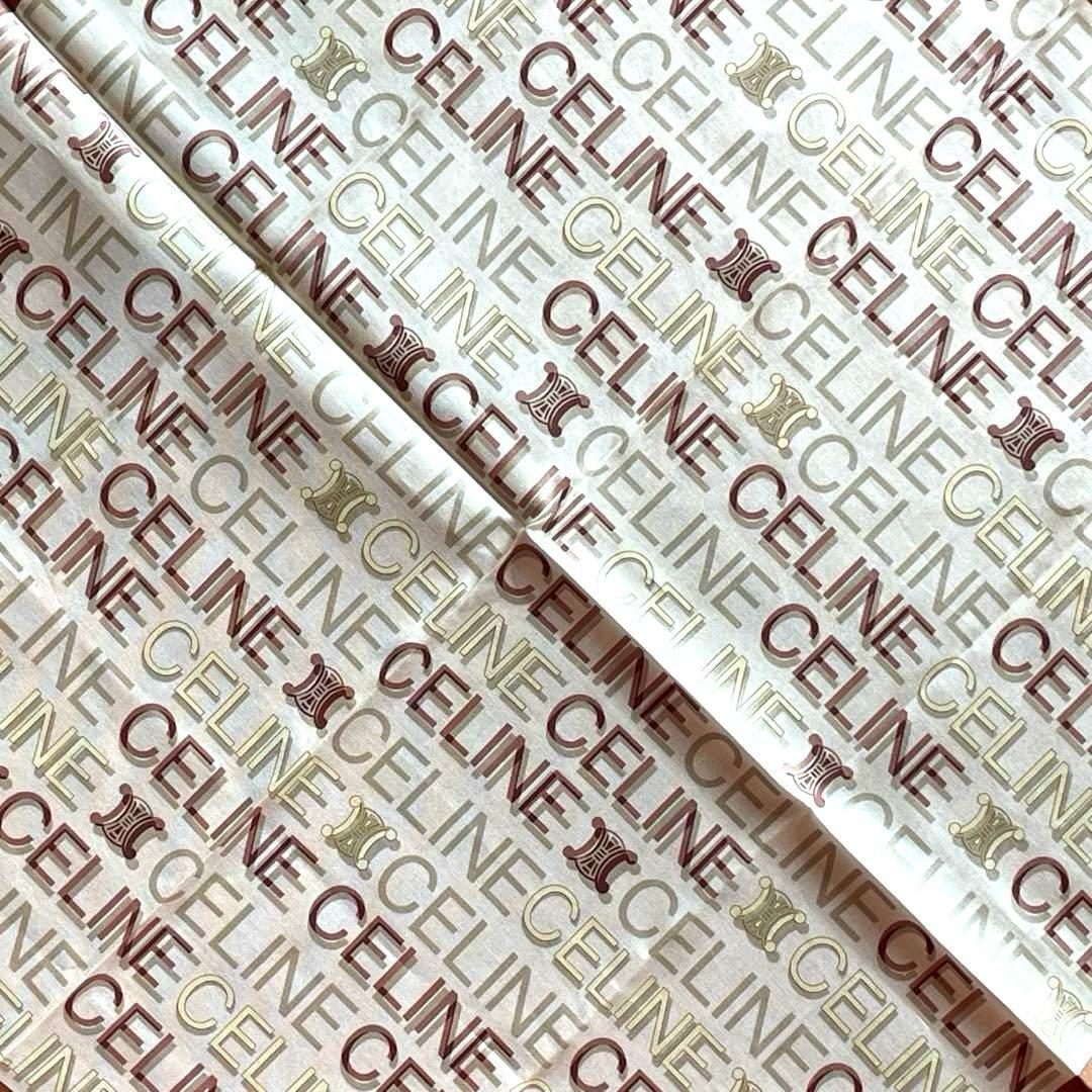 ꕤ︎︎未使用ꕤ︎︎CELINE ハンカチ マカダム ロゴ 総柄 トリオンフ — image 5