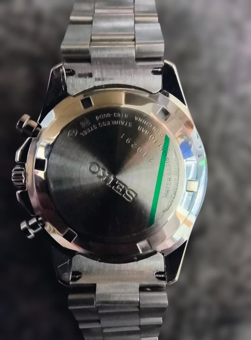 【美品・正常稼働】SEIKO SBTR021 クロノグラフ ブレス訳あり — image 2