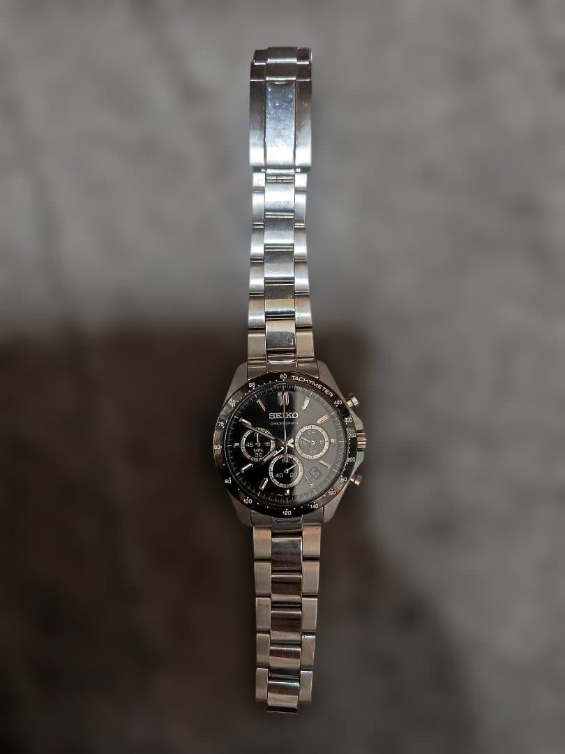 【美品・正常稼働】SEIKO SBTR021 クロノグラフ ブレス訳あり — image 3