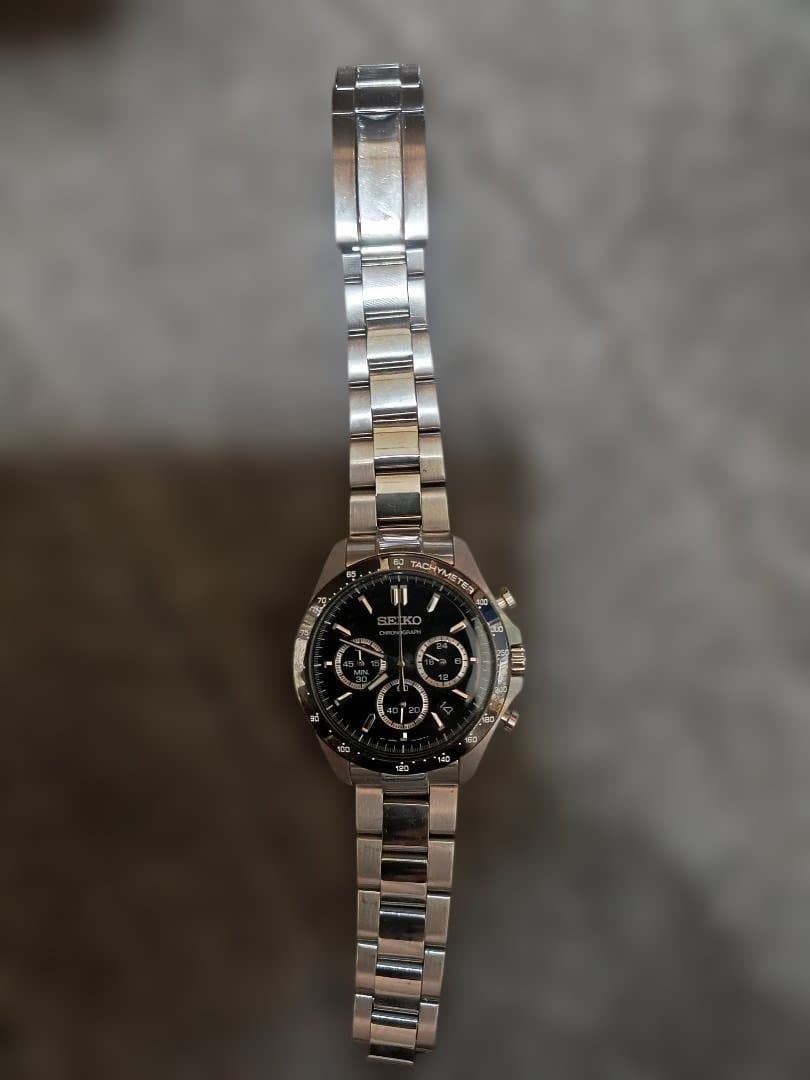 【美品・正常稼働】SEIKO SBTR021 クロノグラフ ブレス訳あり — image 4