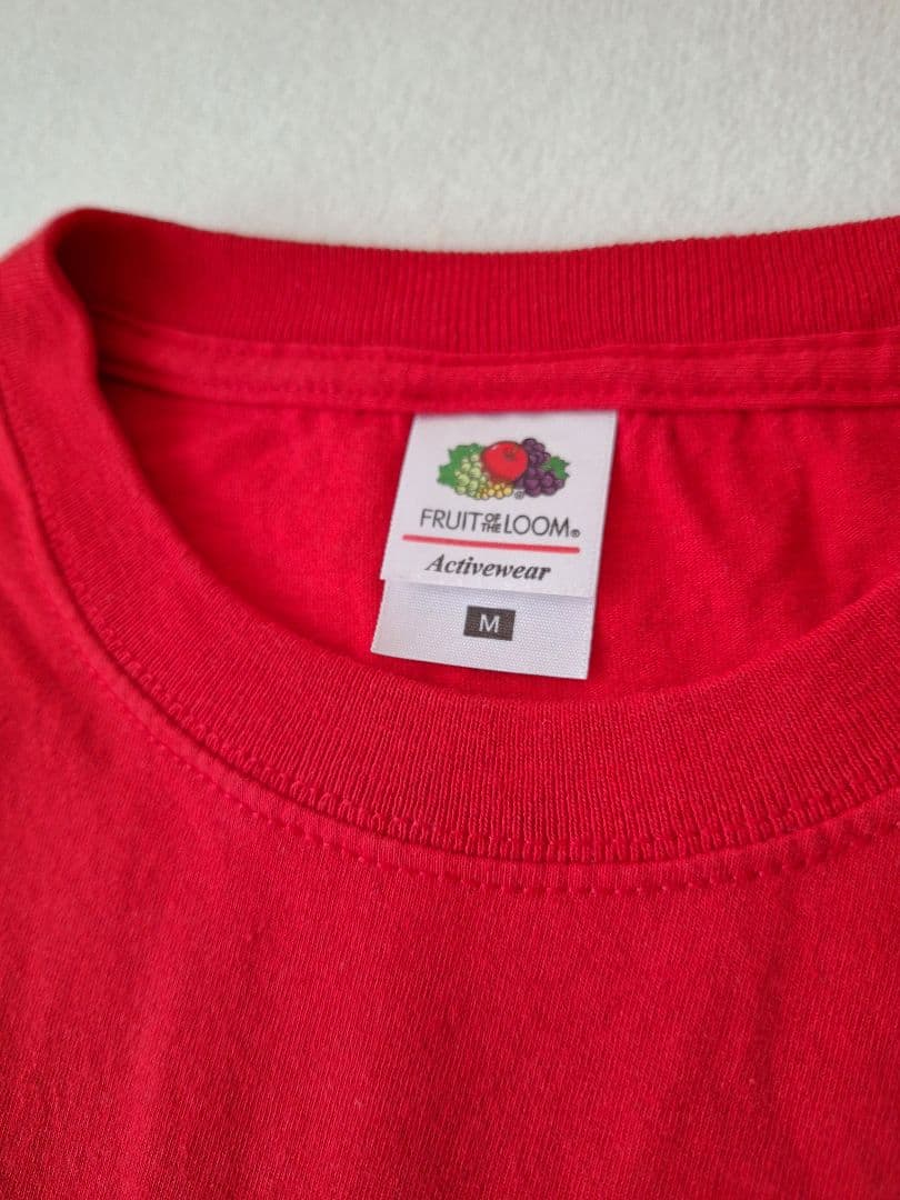 フルーツオブザルーム スタディオクリップ コラボ 無地 レッド 赤 Tシャツ M — image 4