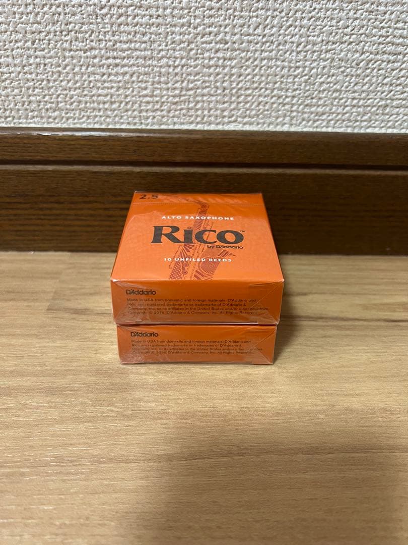 リコ アルトサックスリード リコ 2-1/2番 2箱セット — image 4